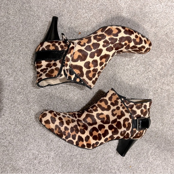 Leopard booties size 7.5 only worn twice. Excellent condition. - Picture 1 of 7